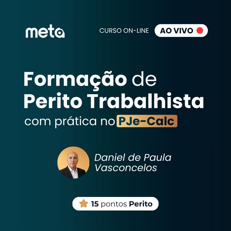 Formação de Perito Trabalhista com prática no PJe-Calc